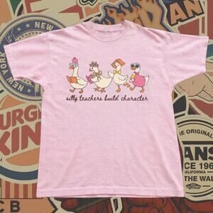 Silly Teachers Build Character T Shirt